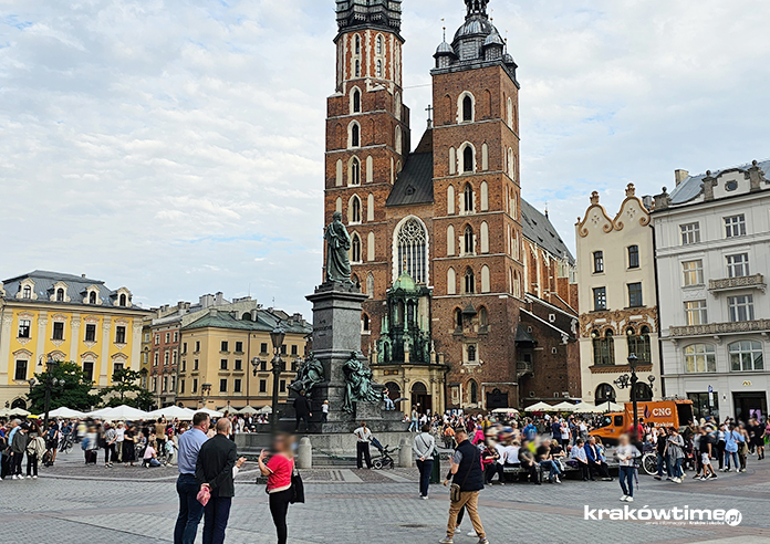 Kradzieże kieszonkowe na Rynku Głównym w Krakowie