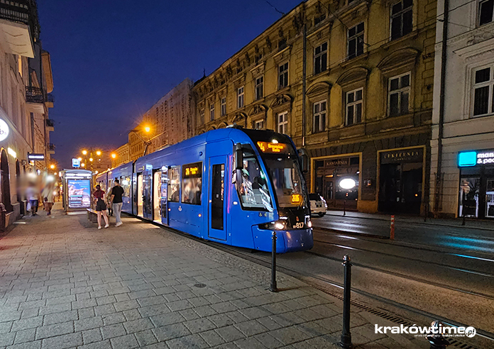 Nocna komunikacja w Krakowie