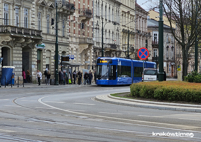 Wykolejenie tramwaju w Krakowie